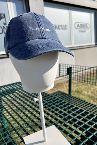 Cap Vintage Denim Best Mom