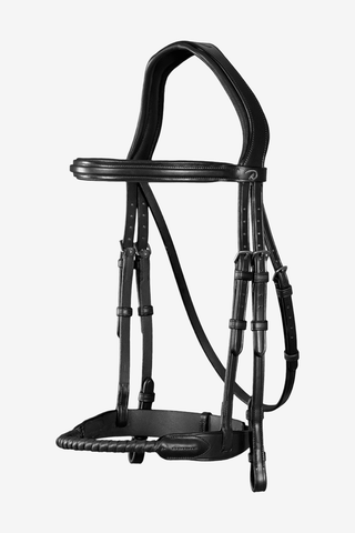 Dyón Träns Läderklädd Repnosgrimma New English