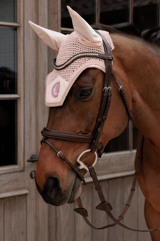 Frontriem Gebogen Clincher New English Bruin