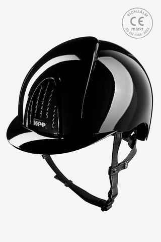 Riding Helmet Smart NOVA metal polish Black