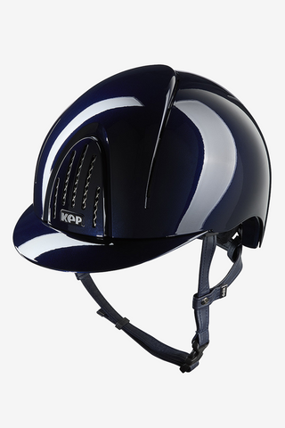 Riding Helmet Smart NOVA metal polish Blue
