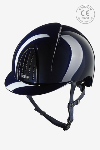Riding Helmet Smart NOVA metal polish Blue