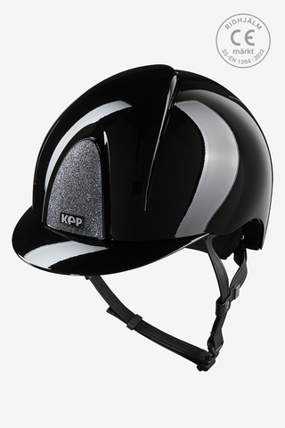 Riding Helmet Smart NOVA Metal Polish Star Black/Silver