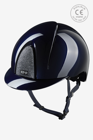 Riding Helmet Smart NOVA Metal Polish Star Blue/Silver