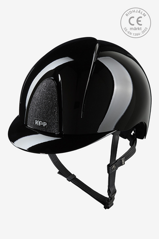 Ridhjälm Smart NOVA Metal Polish Star Svart/Svart