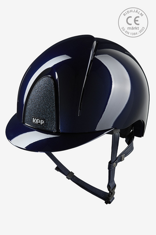 Riding Helmet Smart NOVA Metal Polish Star Blue/Blue