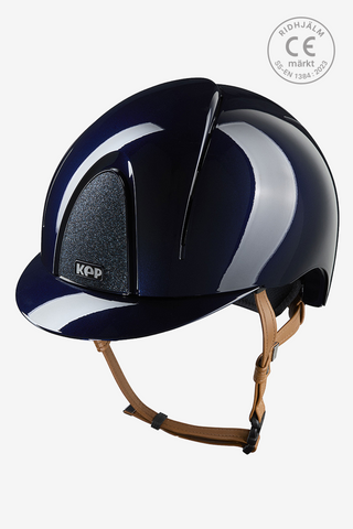 Reithelm Smart NOVA Metall-Polish Star beiger Riemen Blau/Blau