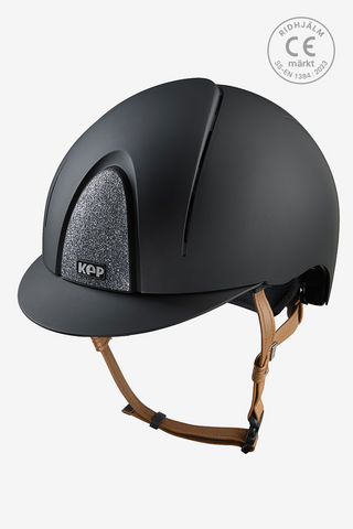 Riding Helmet Smart NOVA Matte Star Beige Strap Black/Silver