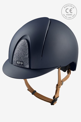 Riding Helmet Smart NOVA Matte Star Beige Strap Blue/Silver