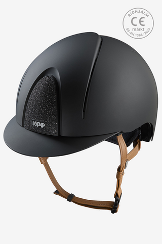 Riding Helmet Smart NOVA Matte Star Beige Strap Black/Black