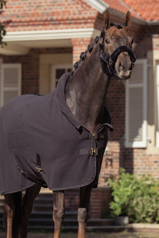 Fleece-Schabracke mit Hals Heritage AW25 Black Truffle