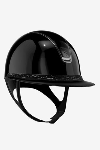 2.0 Glossy Miss Frontal Band Flower Swarovski Sort