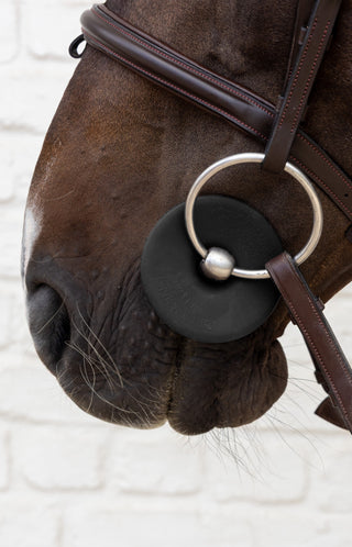 Anneaux de mors en silicone Noir