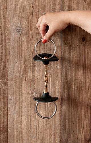 Silikonowe ochraniacze na wędzidło brązowe