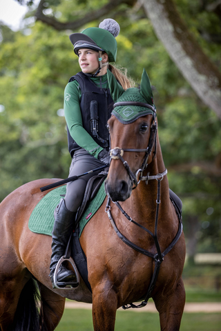 Zadeldek Suede Square Groen