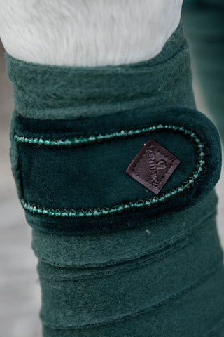 Polar Fleecelindor Velvet Pearls Pine Green