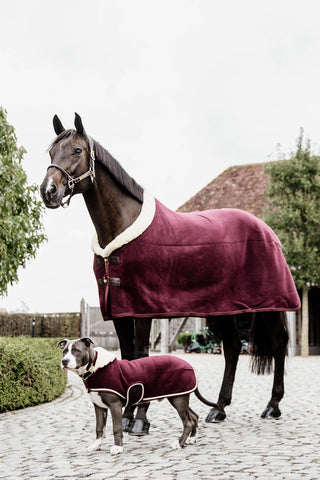 Show Heavy Fleecetäcke Bordeaux