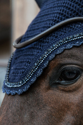 Wellington Nauszniki Kamień & Perła Granatowe