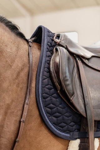 Czaprak Glitter Rope Navy