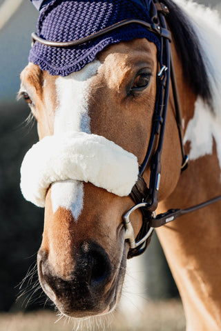 Sheepskin Noseband Cover