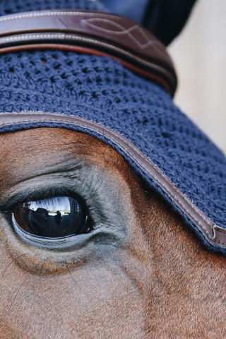 Wellington Insulated Leather Ear Bonnet Navy