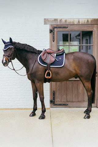 Tapis de saut à cordon tressé
