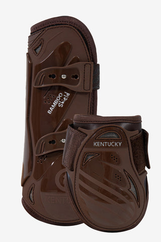 Benskydd Bamboo Set Brun