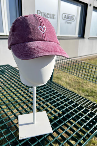 Keps Vintage Red Hjärta