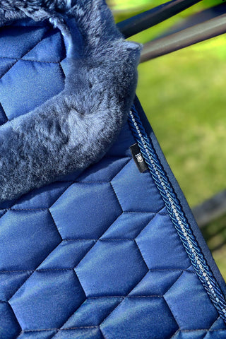 Mattes Dressyrschabrak Med Padd Strass