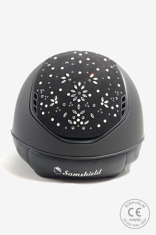 Rijhelm 2.0 Miss Shield Shadowmatt Pearl Drops Mat Zwart