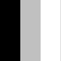 Svart Silver/Vit