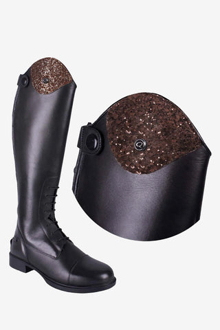 QHP Romy Top Sparkle Cocoa