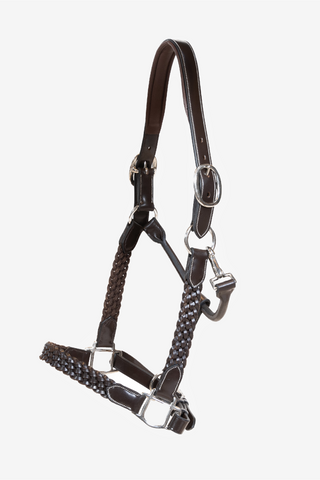 Gevlochten Halster Working Collection Bruin